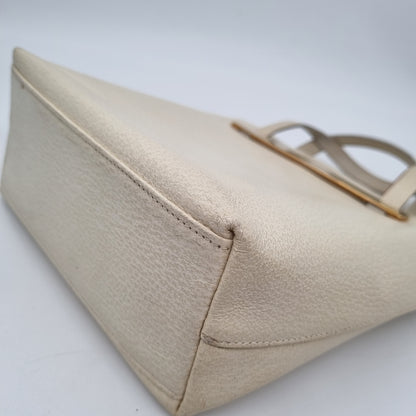 Gucci Vintage Handbag Ivory Size 20x8x25