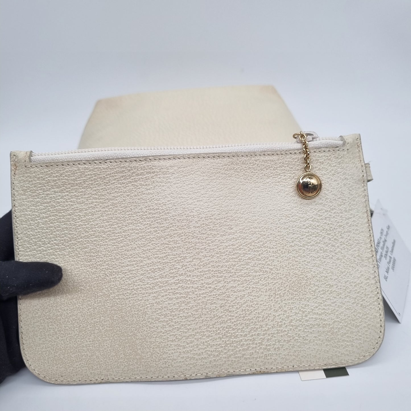 Gucci Vintage Handbag Ivory Size 20x8x25