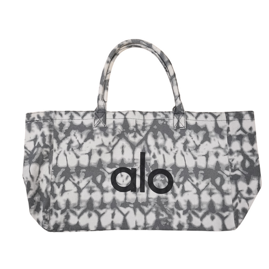 Alo Yoga Shopper Tote Grey Tiedye 12x49x37