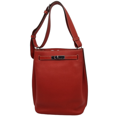 Hermes So Kelly 22 Sanguine Togo PHW #O 2011 Size 22x11x30