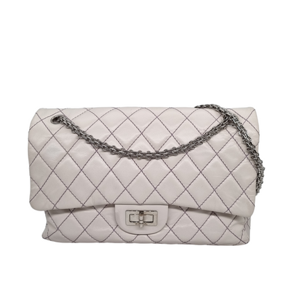 Chanel Reissue White #12 SHW Size 32x12x20