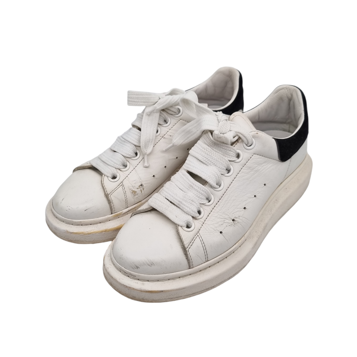 Alexander McQueen Oversize Sneakers White Black Size 38/24