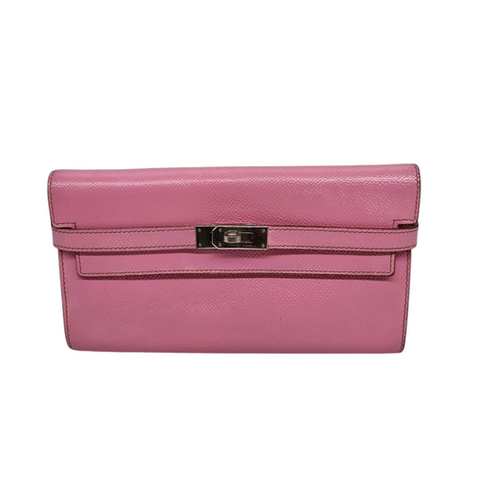 Hermes Kelly Epsom Mauve Sylvestre #O 2011 Size 20x11