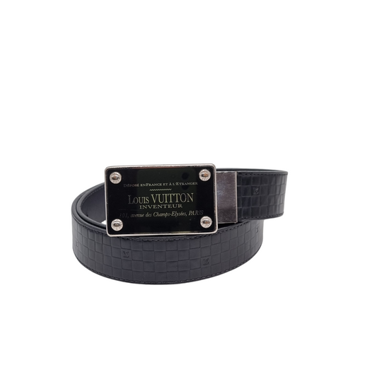 Louis Vuitton Belt Black 2010 Size 95