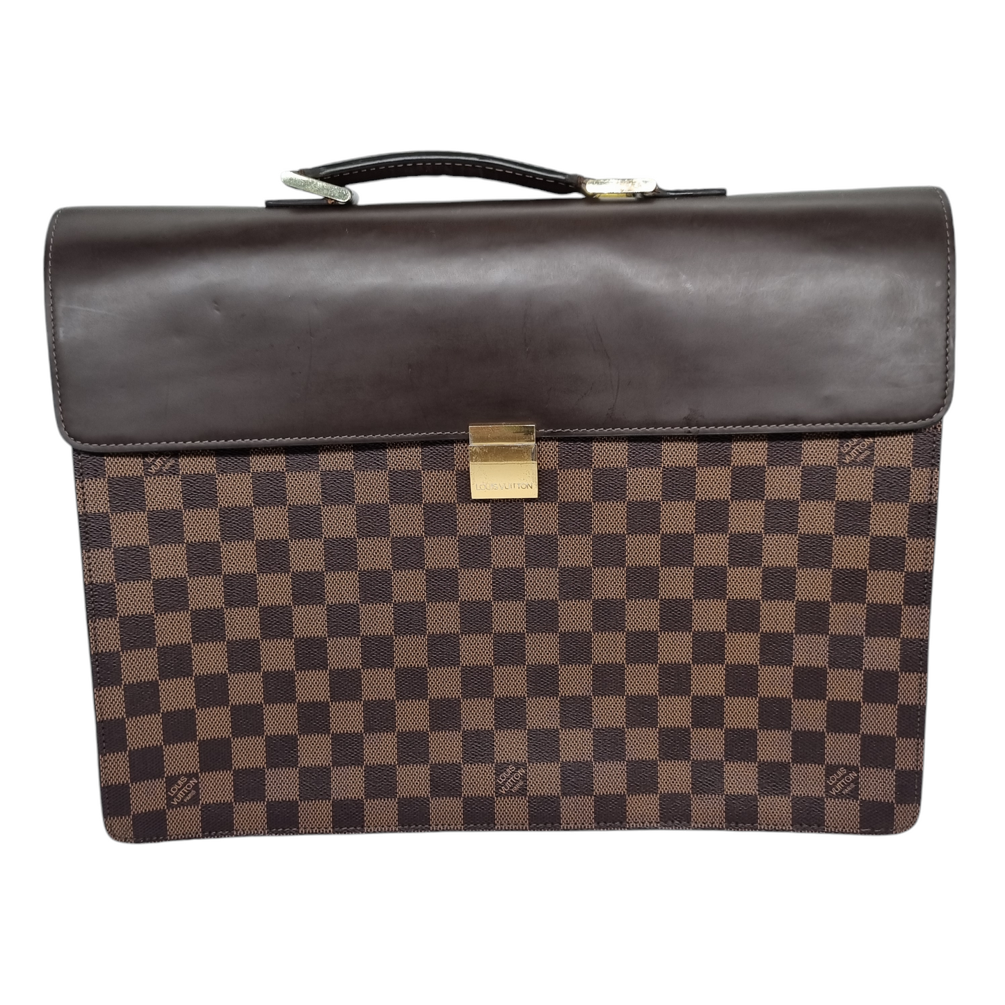 Louis Vuitton Briefcase Damier Ebene 2002 Size 40x9x32