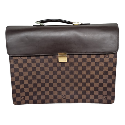 Louis Vuitton Briefcase Damier Ebene 2002 Size 40x9x32