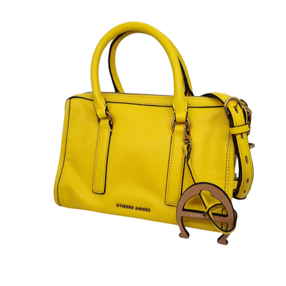 Aigner Etienne Crossbody Bag Yellow Size 24x12x17