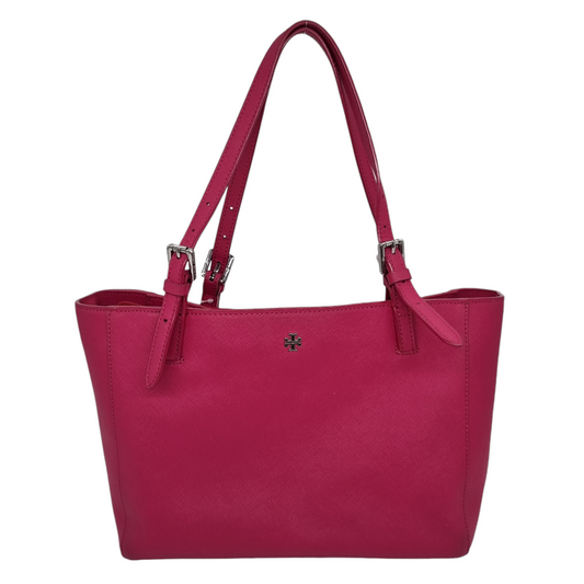 Tory Burch Emerson Tote Bag Red Size 30x10x21