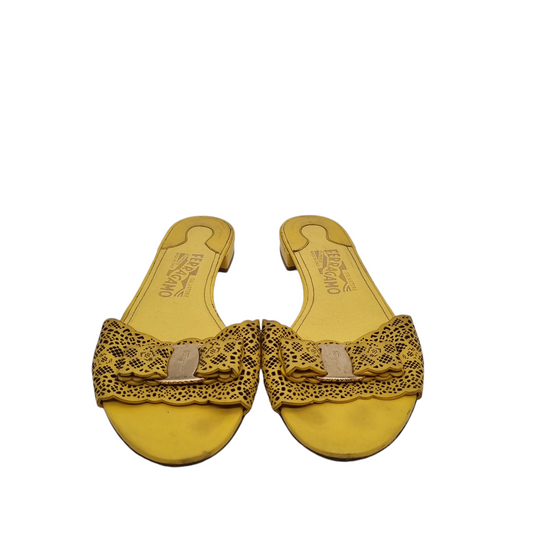 Salvatore Ferragamo Sandal Yellow Size 8/25