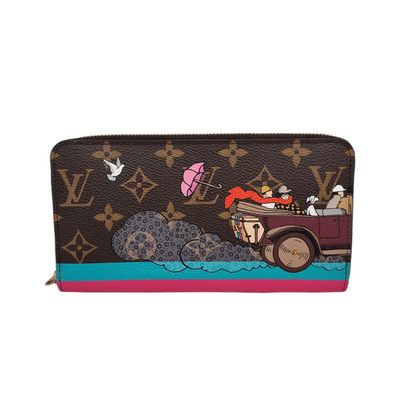 Louis Vuitton Zippy Wallet Limited Edition Multicolor 2015 Size 19x10