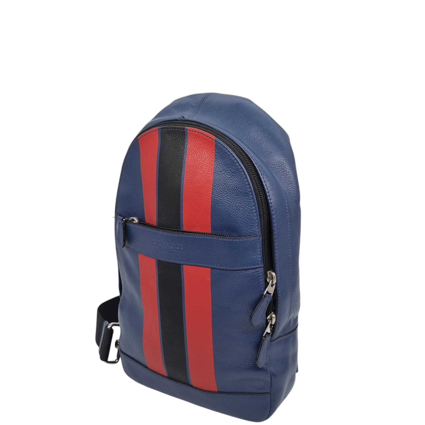 Coach Houston Sporty Baseball Slingpack Navy Red Size 19x7x28