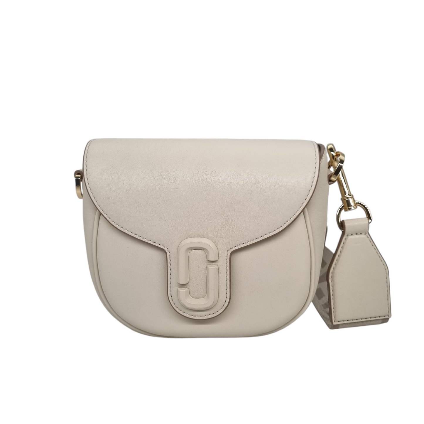 Marc Jacob The J Marc Small Saddle Bag Ivory Size 18x8x16