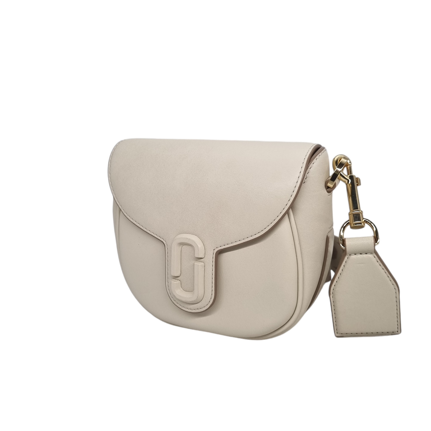 Marc Jacob The J Marc Small Saddle Bag Ivory Size 18x8x16