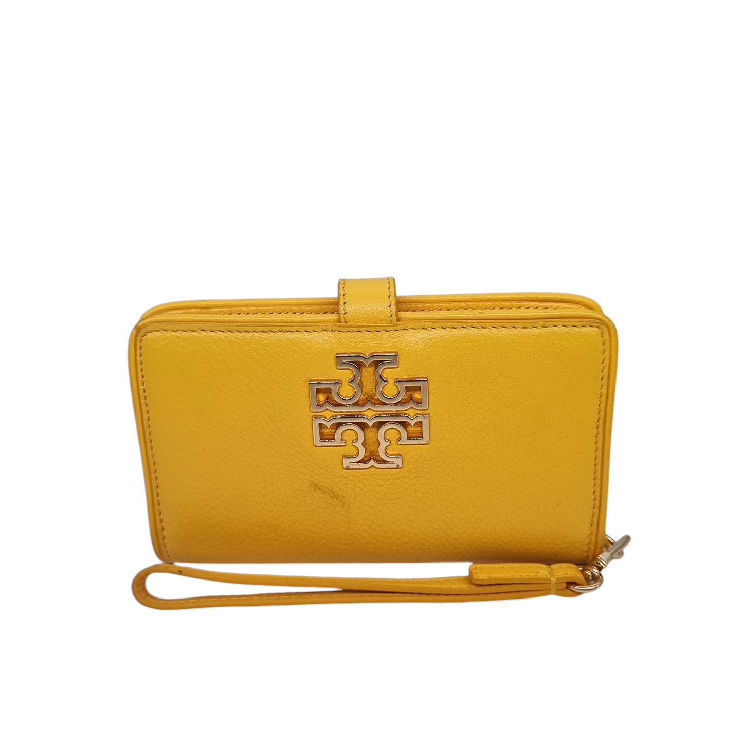 Tory Burch Britten Wallet Yellow Size 18x11