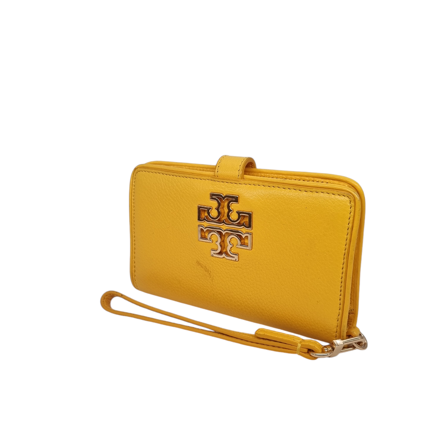 Tory Burch Britten Wallet Yellow Size 18x11