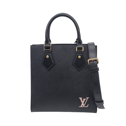 Louis Vuitton Sac Plat BB Epi Noir Black CHIP Size 21x8x22