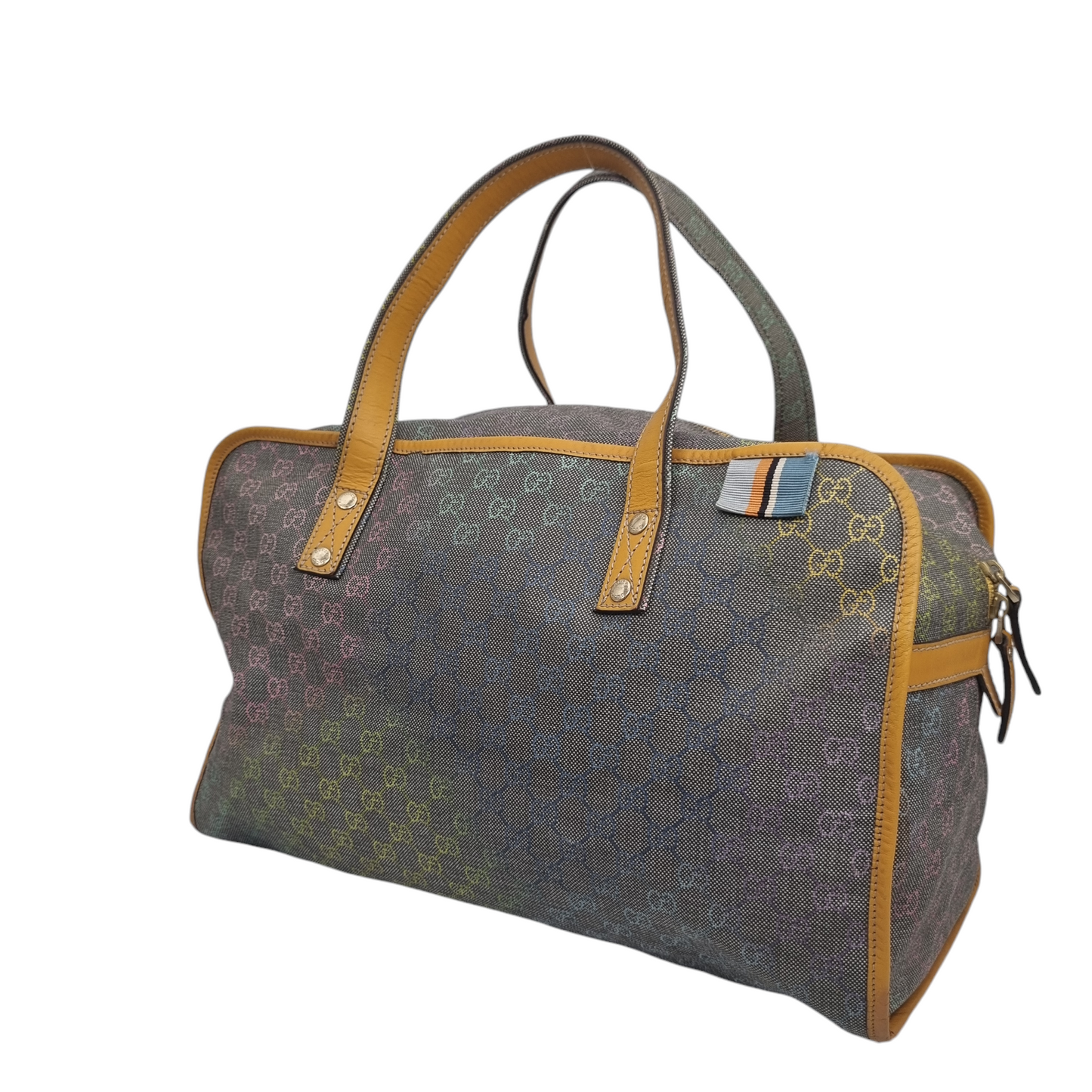 Gucci GG Plus Monogram Large Grey Multi Size 43x19x25