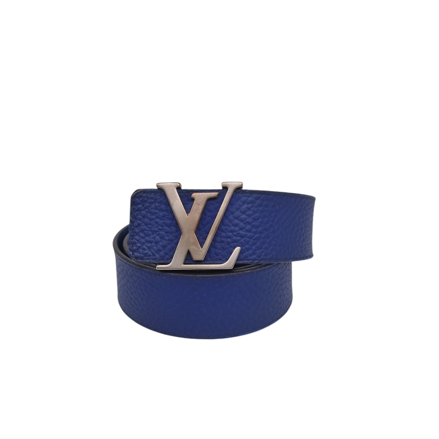 Louis Vuitton Belt Navy SHW 2015 Size 100