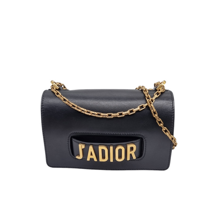 Dior Jadior Flap Bag Black GHW 2017 Size 22x7x17