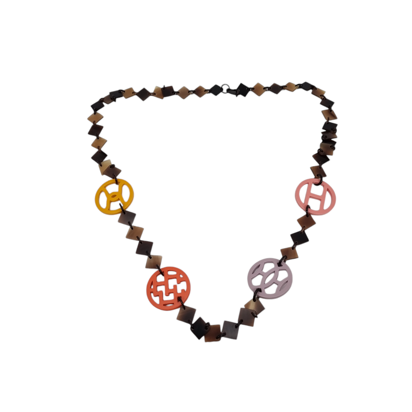 Hermes Deva Necklace Multicolor