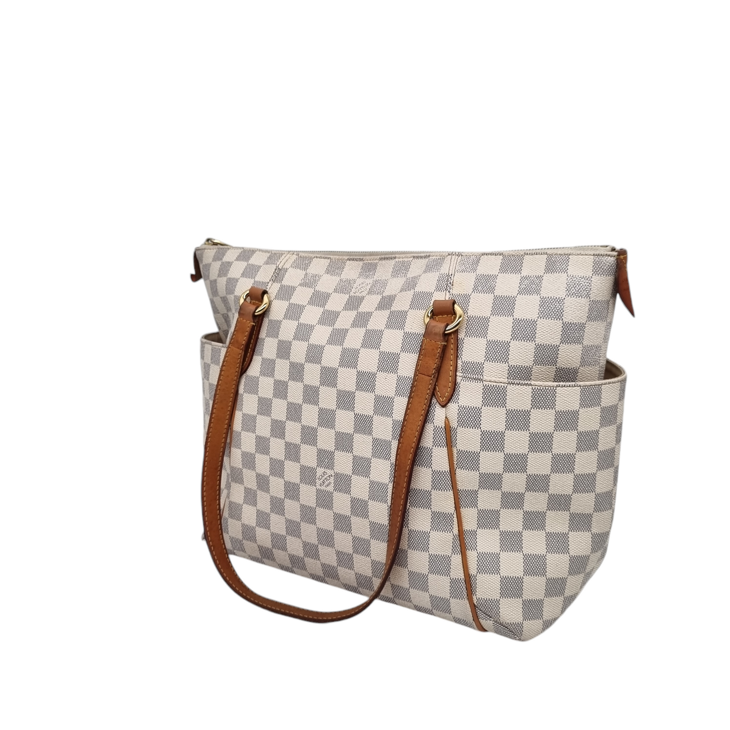 Louis Vuitton Totally Damier Azur 2010 Size 33x14x29