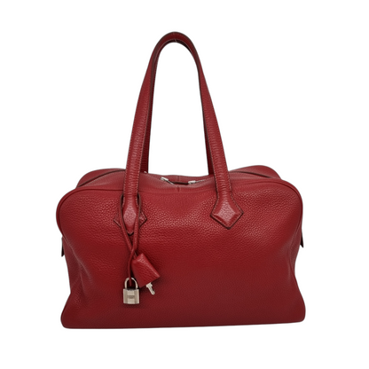 Hermes Victoria Rouge Garrance #O 2011 Size 35x17x23