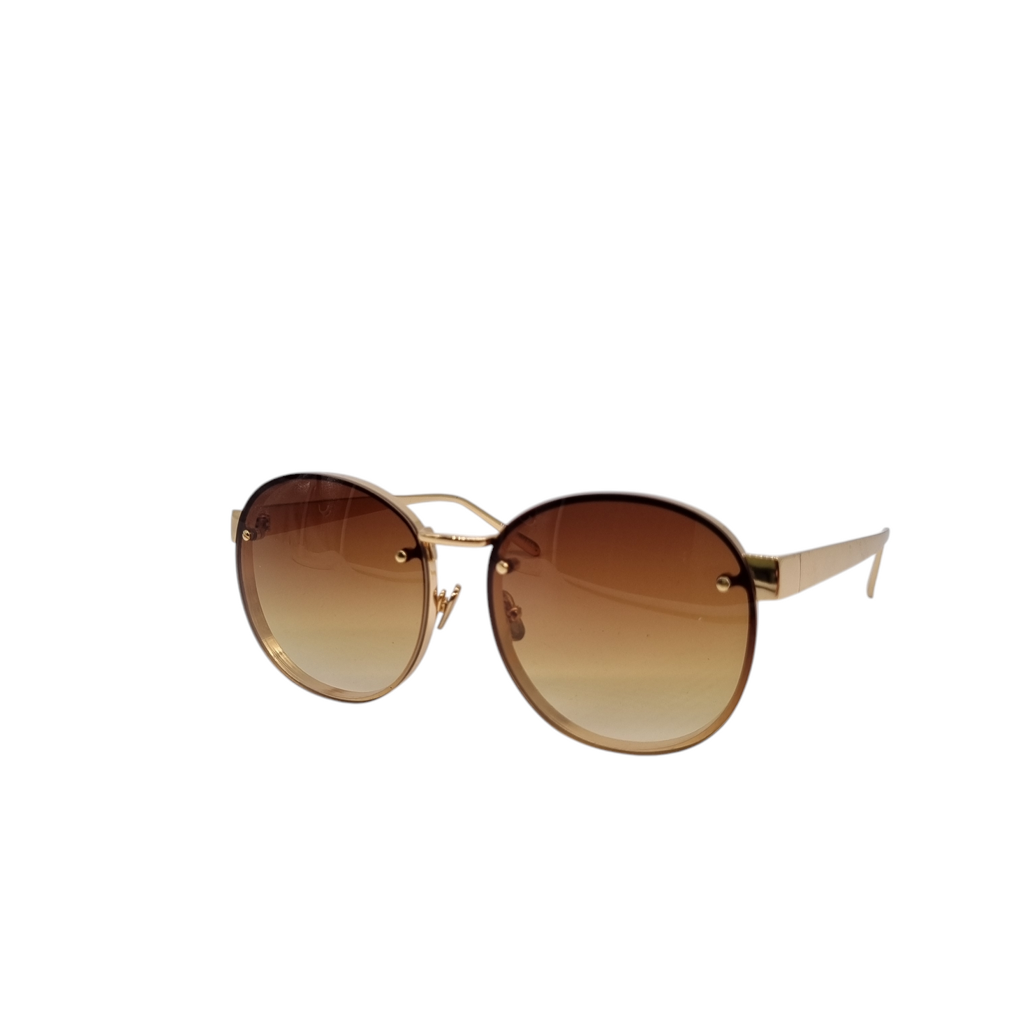 Linda Farrow Sunglasses Brwon Ombre Gold Freme