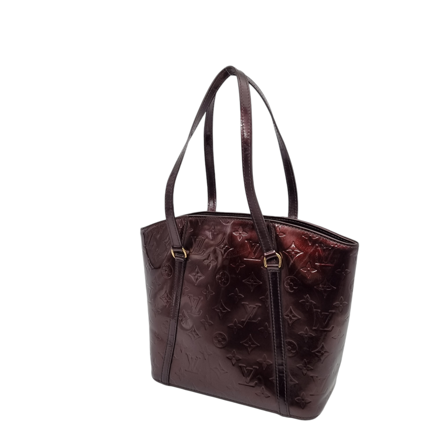 Louis Vuitton Avalon PM Monogram Vernis Red Wine 2012 Size 24x11x24