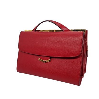 Fendi Demi Jour Top Handle Piccola Red 2015 Size 23x12x16