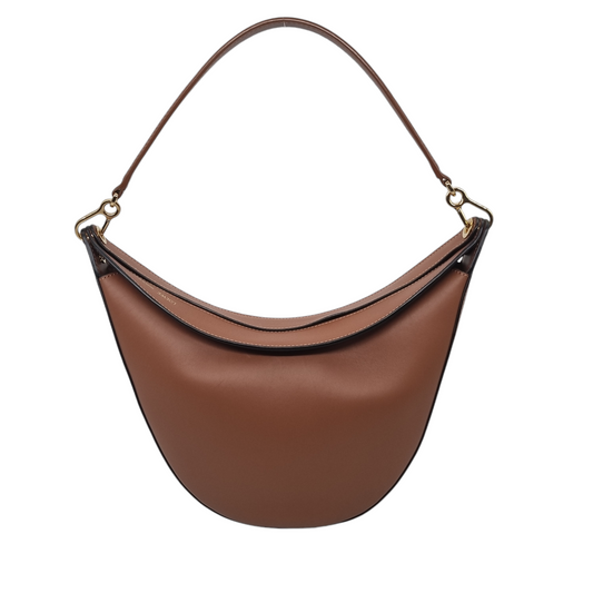 Loewe Luna Small Leather Shoulder Bag Tan 2023 Size 13x8x18