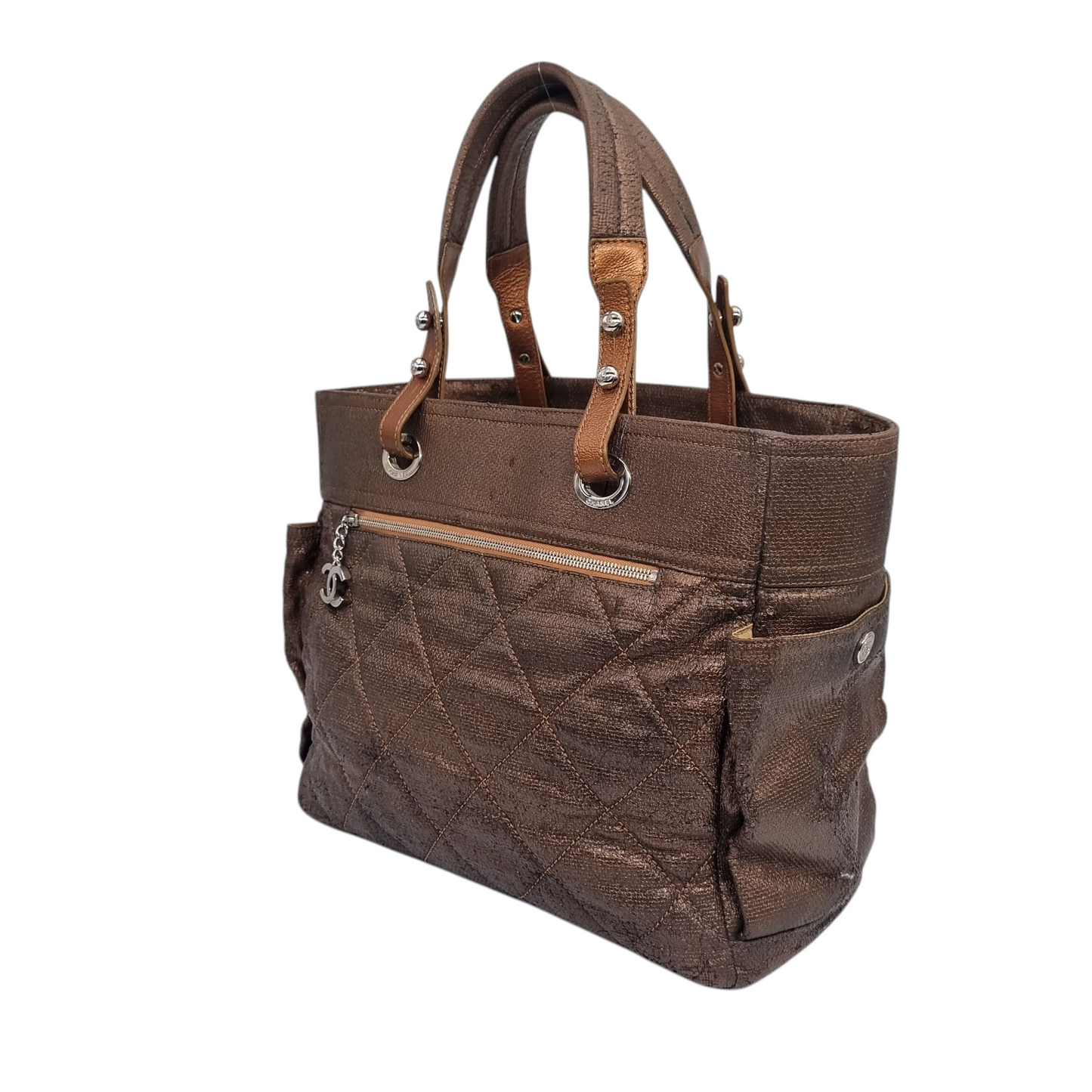 Chanel Biaritz Large Tote Bronze #13 Size 36x15x31