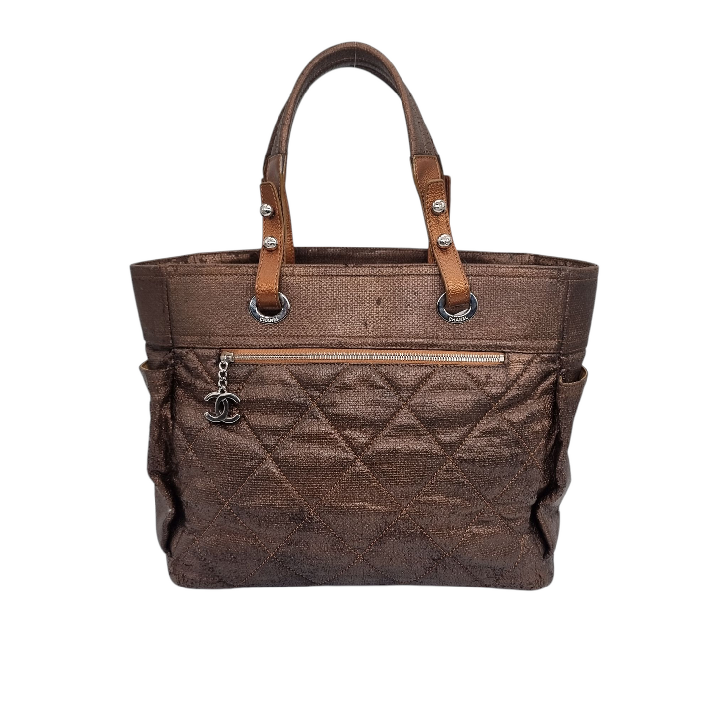Chanel Biaritz Large Tote Bronze #13 Size 36x15x31