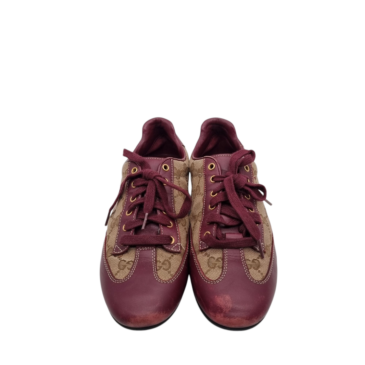 Gucci Sneakers GG Burgundy Size 35/24