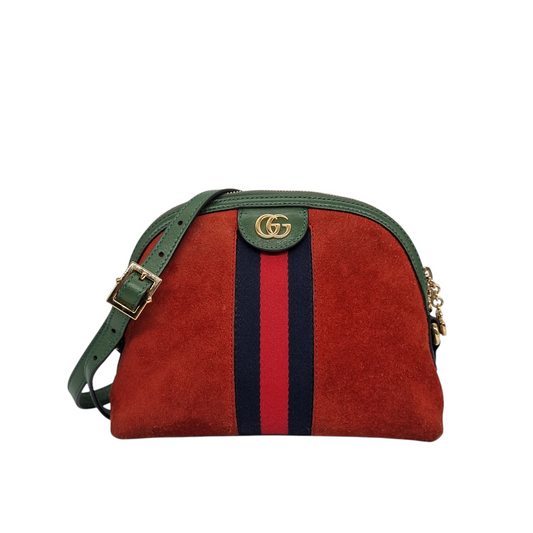 Gucci Ophidia Dome Leather Handbag Size 23x6x19