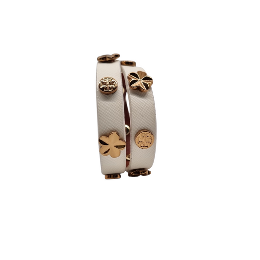 Tory Burch Bracelet Stud White GHW