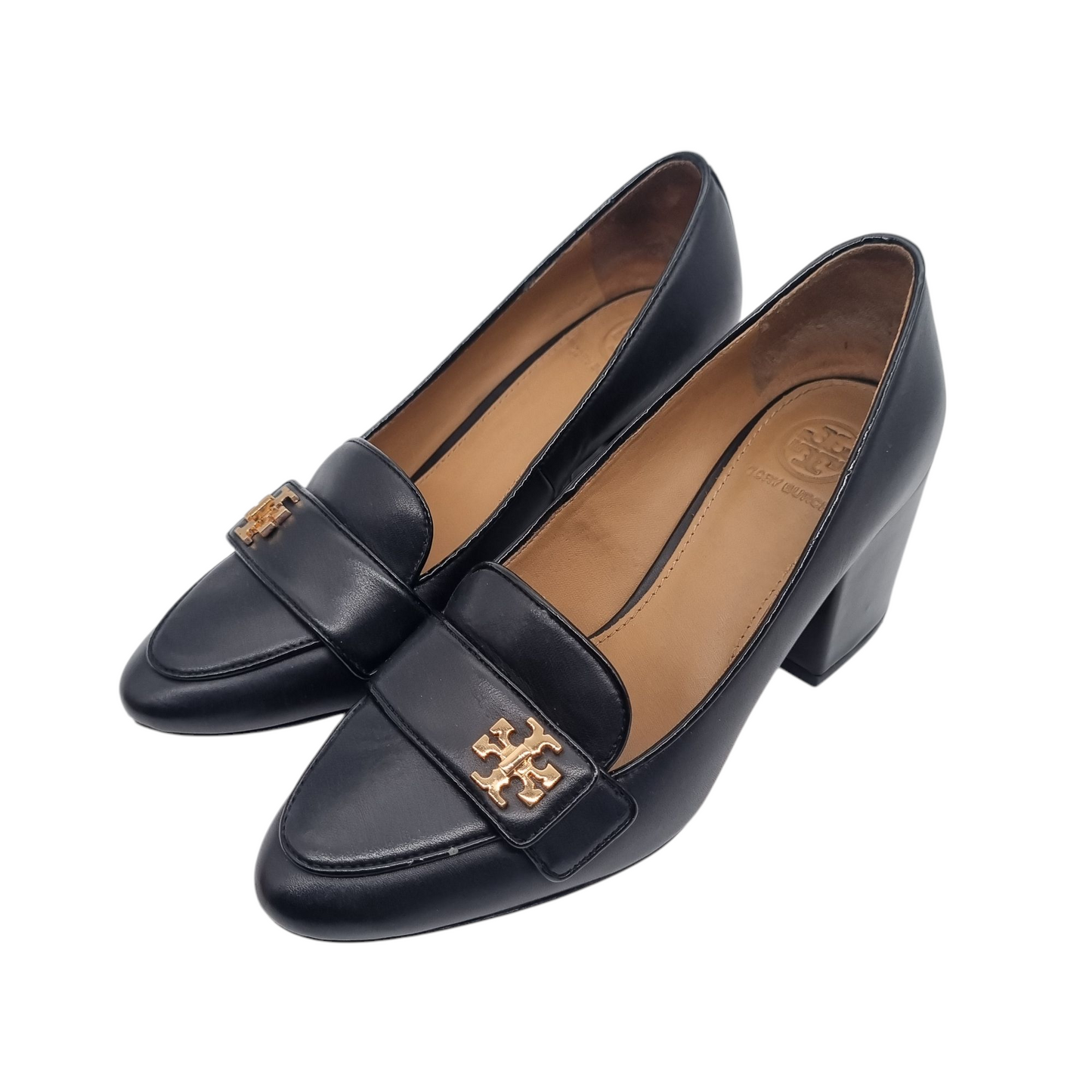 Tory Burch Kira 65mm Leather Pump Black Size 5/22,5