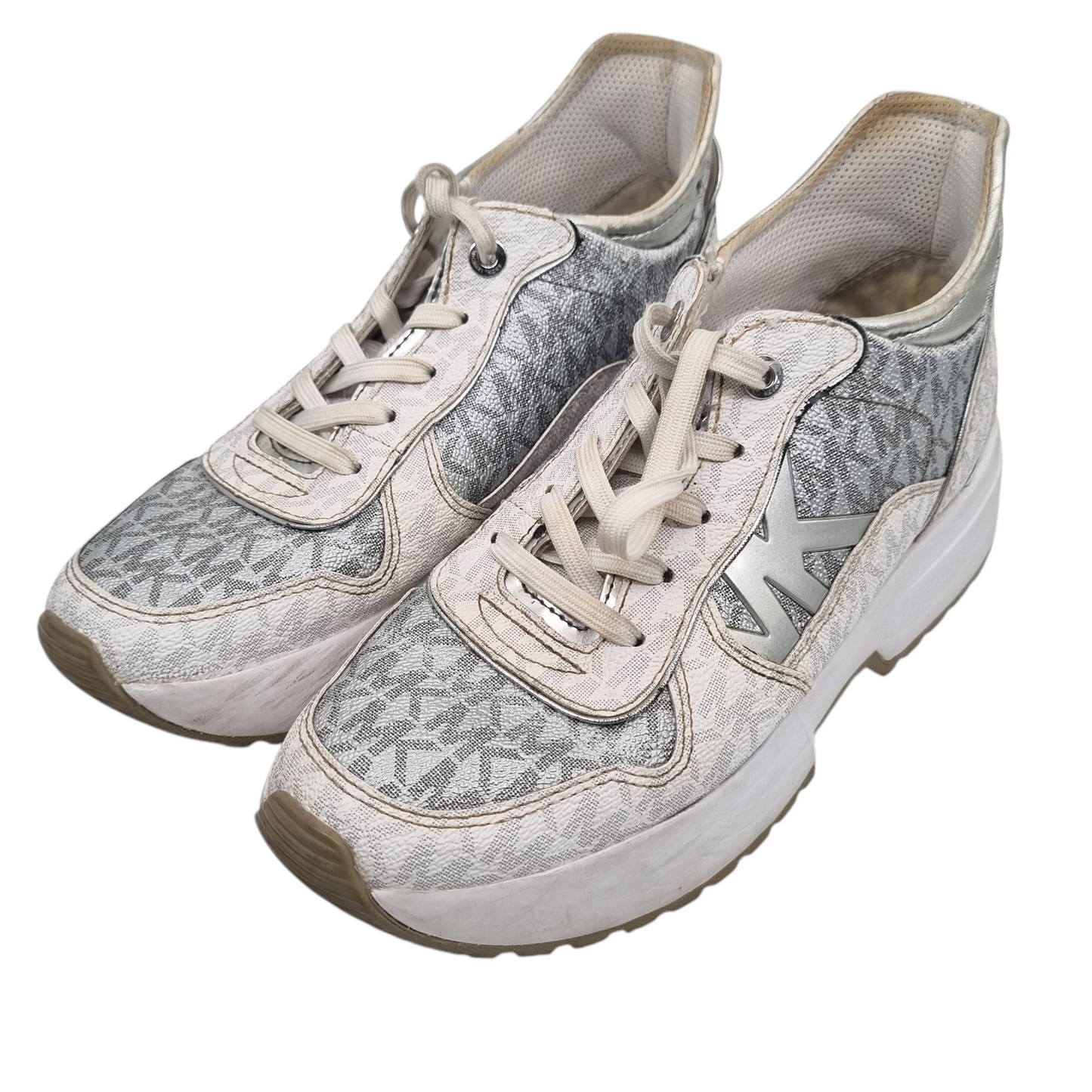 Micahel Kors Snekers Metallic Logo Size 8M/29CM