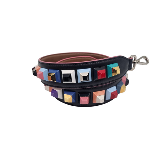 Fendi Strap Black Multicolor 2018 P.83cm