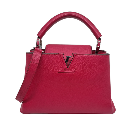 Louis Vuitton Capucine BB Fuschia 2014 Size 27x9x17