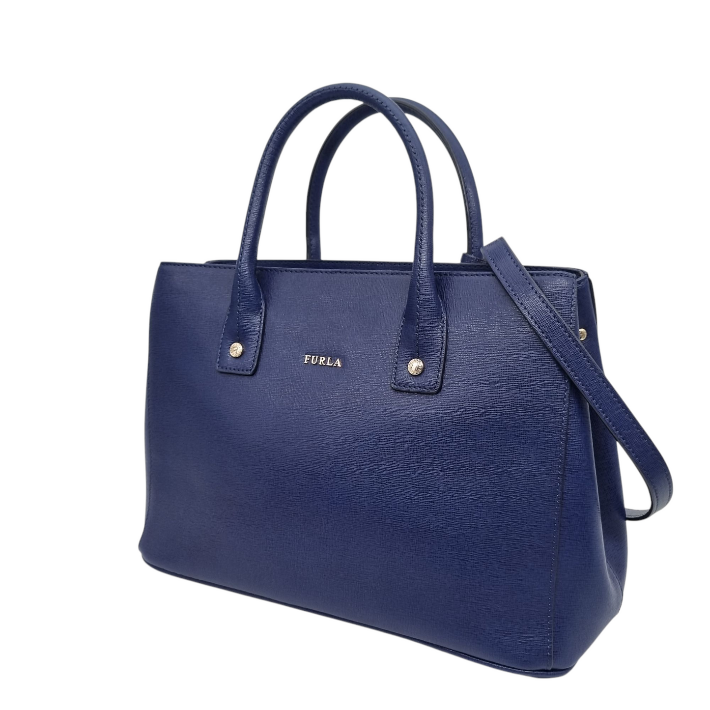 Furla Hand Bag Blue Size 32x15x22