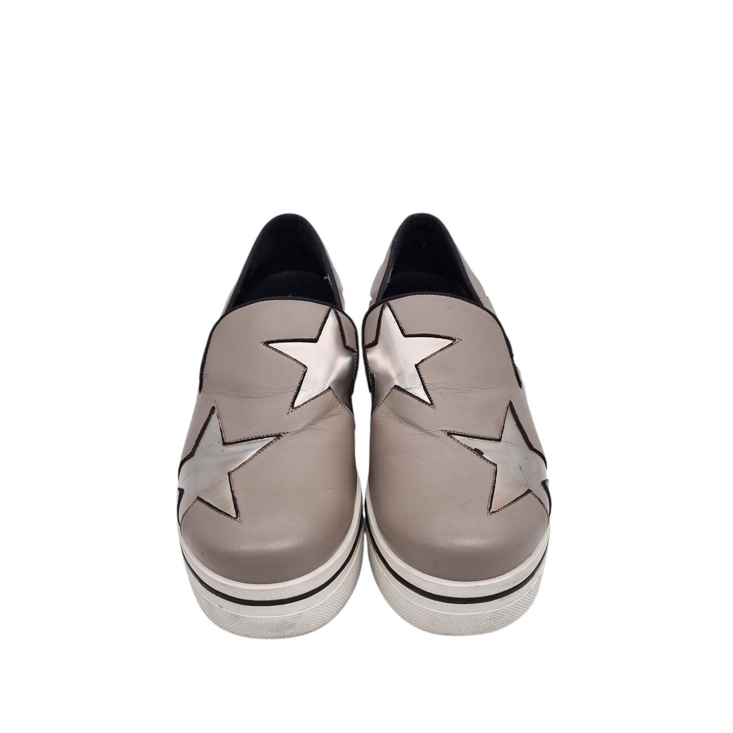 Stella McCartney Faux Leather Binx Star Platfrom Slip Size 39/25