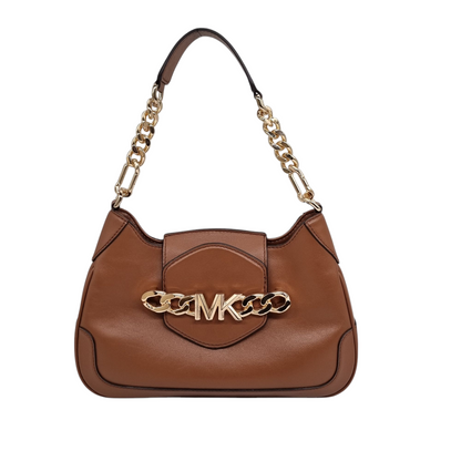 Michael Kors Hally Shoulder Bag Tan Size 29x6x20