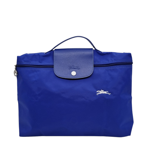 Longchamp Le Pliage Document Bag Blue Size 36x7x27