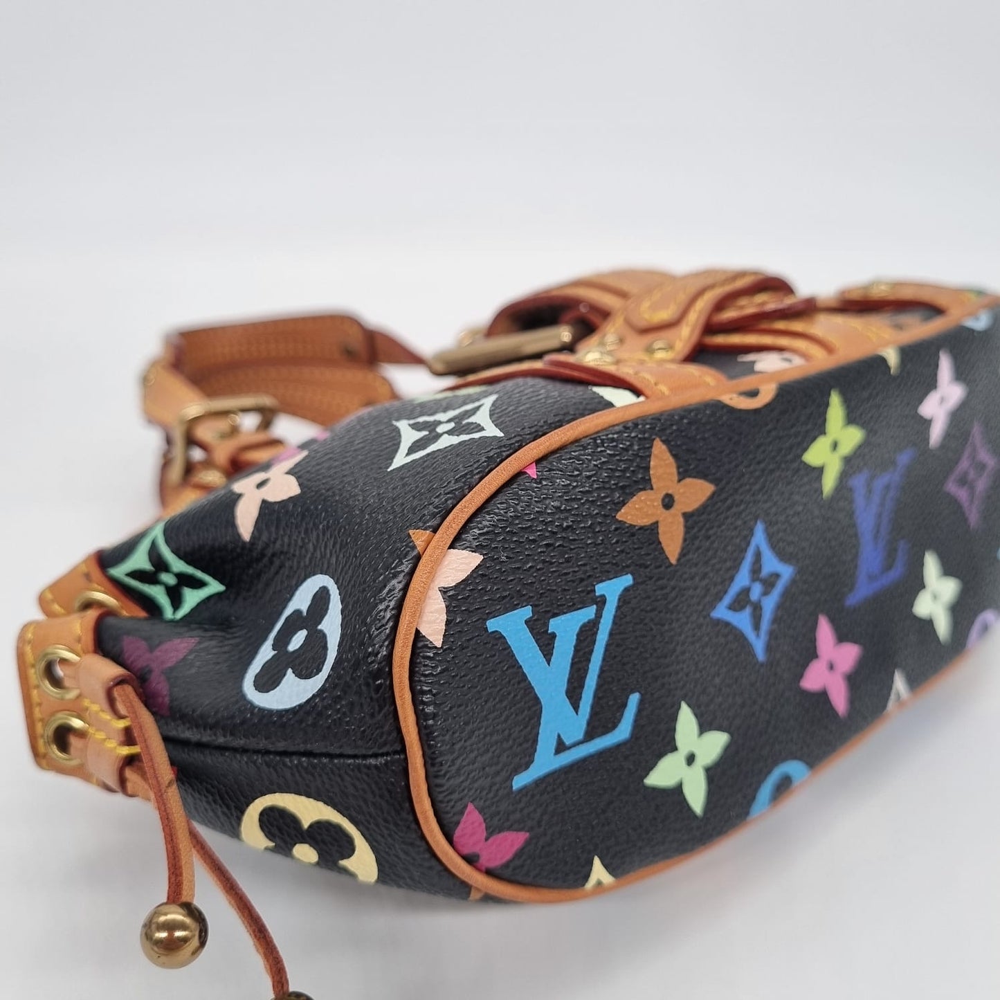 Louis Vuitton Theda Monogram PM Multicolor 2004 Size 21x7x14