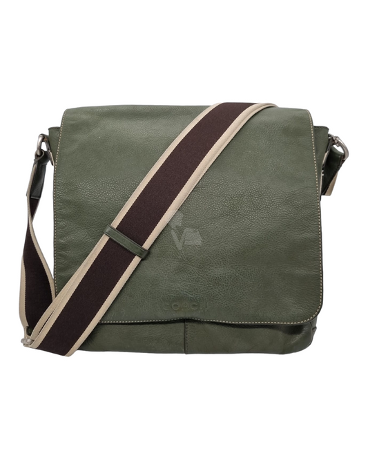 Coach Massenger Bag Green size 30x9x22