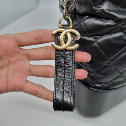 Chanel Gabrielle Large Shopping Black #27 Size 25x7x27