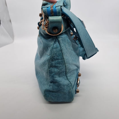 Balenciaga Giant City GHW Turquoise