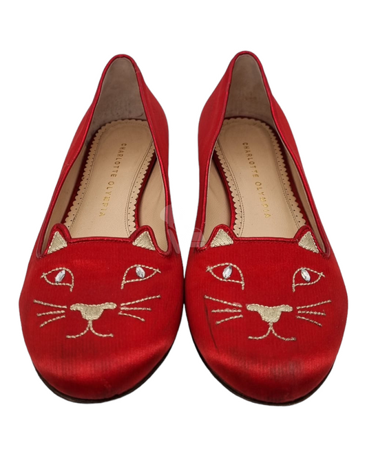 Charlotte Olympiaベルベットシューズ Charlotte Olympia – Bagloverz Caroline