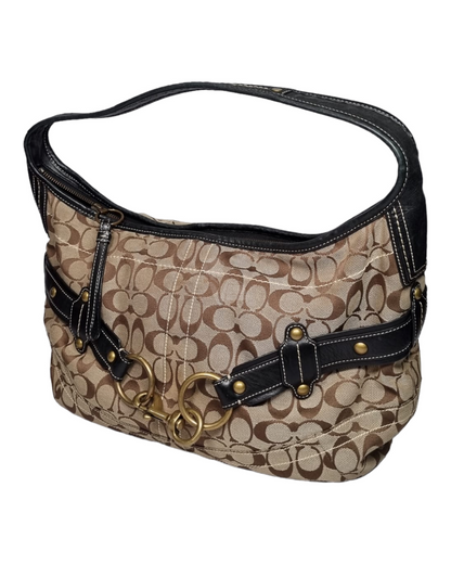 Coach Signature Hobo Bag Size 33x10x27