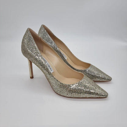 Jimmy Choo romy carry Over Glitter Size 38/25